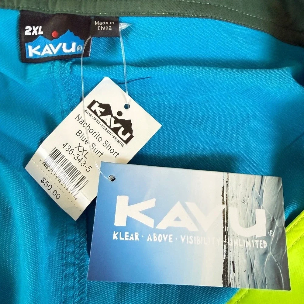 KAVU Nacho Riot Nachorito Board Shorts Surf Swim Trunks XXL NWT Coastal Beach